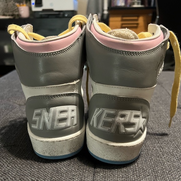 Golden Goose Sky Star 40 Gray and Mint Green Star - Picture 2 of 9